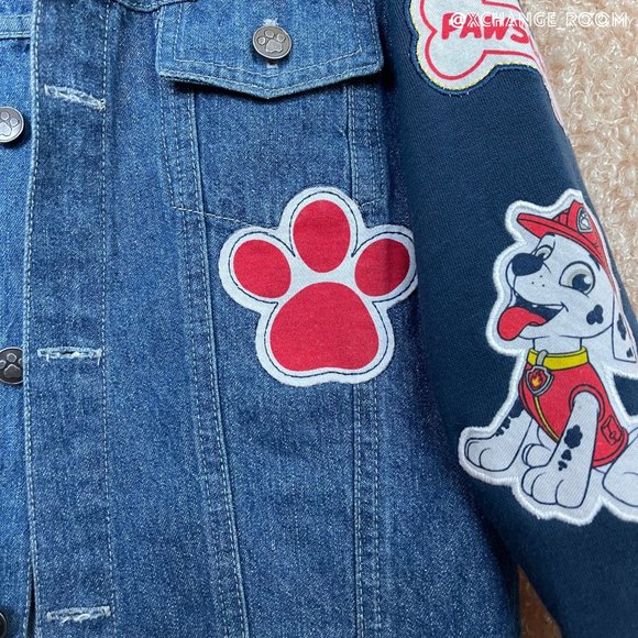Paw Patrol Kids Denim Jacket 5T - Picture 5 of 13